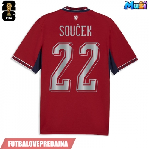Lacne Muži Futbalové dres Česká republika Tomas Soucek #22 MS 2026 Krátky Rukáv - Domáci